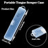 Tongue Scraper Case, Portable Tongue Scraper Travel Case?Transparent Tongue Cleaner Case?Tongue Scraper Holder...