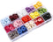 5/8 Inch (15mm) Mix 15 Colors Buttons for Sewing 4 Holes Resin Button for Crafts Scrapbooking Pack of 300 PCS with Box (Each Color 20 PCS)...