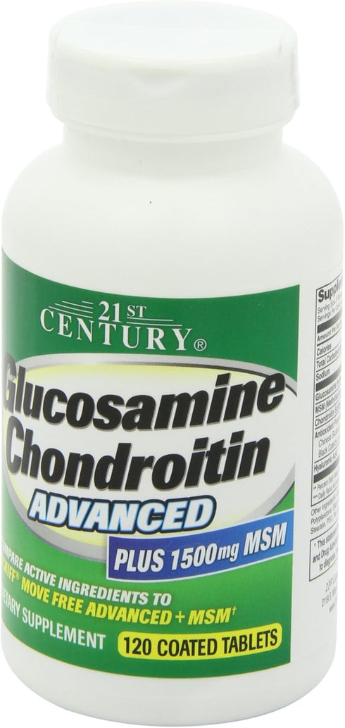 21st Century Healthcare Glucosamine Chondroitin Advanced 120 Tabs (27291)...
