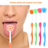 Tongue Scraper, Tongue Cleaning Brush Care, Plastic Tongue Scraper Travel Portable Freshen Breath Tongue Brush Cleaner for Oral Care...
