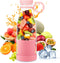 1pc 420ml Personal Size Blender, Portable Blender, Battery Operated USB Blender, Smoothies & Shakes (pink)...