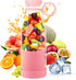 1pc 420ml Personal Size Blender, Portable Blender, Battery Operated USB Blender, Smoothies & Shakes (pink)...
