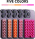 BIAJIYA Phone Sticky Grip Wallet Mount Stick on Suction Mirrors Phone Card Holder Silicone Adhesive Phone Accessory for Tiktok All Smartphones (Ro...