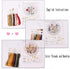 3 Sets of Beginner Embroidery Kits with 3 Patterns and 6 Needles, Needlepoint Kits for Adults,Including Embroidery Floss,3 Plastic Hoops and 3 Cot...