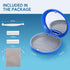 Premium Matt Black Retainer Case Kit with Mirror, Invisalign case with 2 Pcs Chewies, Aligner Removal Tool and Portable Travel Bag,Clear Braces De...