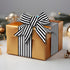 Ribbon for Crafts Wired - Black and White Striped Polyester Wired Ribbon, 2 Rolls 10 Yards 2.5 Inch Wired Ribbon, Christmas Ribbon Wired, Craft Ri...