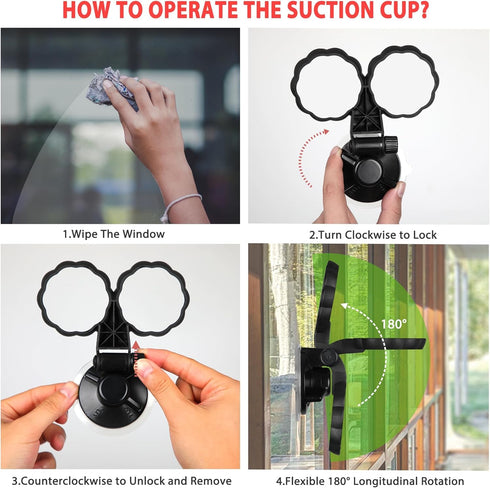 ORIENTOOLS Handheld Hummingbird Feeders with Window Mount Suction Cup Small Glass Hummingbird Feeder for Outdoors, Window or Handheld or Tabletop ...