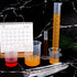 23Pcs Plastic Graduated Cylinders Beakers Set- 6 Clear Plastic Graduated Cylinders 25/50/100/250/500/1000ml, 4 Plastic Beakers 10/25/50/100ml with...