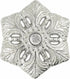 Bezelry 12 Pieces Snowflake Metal Shank Buttons. 20mm (3/4 inch) (Silver)...