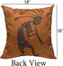 Mugod Kokopelli Decoration Throw Pillow Cushion Covers Ethnic African Deity of Fertility Decorator Funny Pillows for Sofa Fall Home Decor Couch Pi...