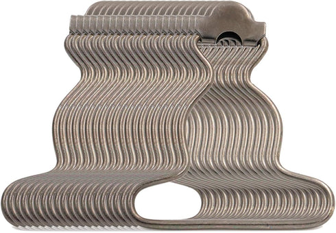 BIKICOCO Overall Suspender Dungaree Buckles, 1-1/2'' Wide Bottom, for Rompers Sewing DIY, Gunmetal - Pack of 20...