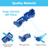 120 Pcs Quick Splice Wire Terminals, Male & Female Blue T-Tap Self-Stripping Quick Splice Connectors, Nylon Fully Insulated Quick Disconnects Kit ...