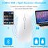 Wireless Mouse for Laptop, Bluetooth Mouse Rechargeale Three Mode(Bluetooth 5.2+ USB-A & USB-C Receiver) -Compatible with TypeC & USB Port Devices...