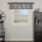 VHC Brands Annie Buffalo Check Cotton Farmhouse Kitchen Curtains Rod Pocket 16x72 Valance, Black...