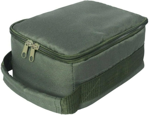 Fishing Tackle Bag Waterproof Fishing Bag Portable Fishing Reel & Gear Bag with 3 Adjustable Dividers for Spinning Baitcasting Fly Reels (Army Gre...