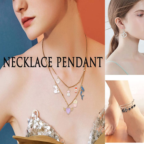 Bangle Bracelets Making Kit 317 Pcs Charm Bracelet Making Kit with Expandable Bangles, Colorful Charms, Jump Rings and Pliers for for DIY Jewelry ...
