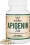 Apigenin Supplement - 50mg per Capsule, 120 Count (Powerful Bioflavonoid Found in Chamomile Tea for Relaxation, Sleep, and Mood) Senolytic Flavono...