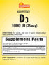 Sundance Vitamin D3 | 1000iu | 100 Softgels | High Potency Formula | Non-GMO and Gluten Free Supplement...