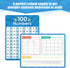 Dry Erase Number Line Whiteboard, 9" x 12" 1-100 Number Double-Sided Math Practicing Chart, Homeschool Supplies?Educational Tools for Kids Student...