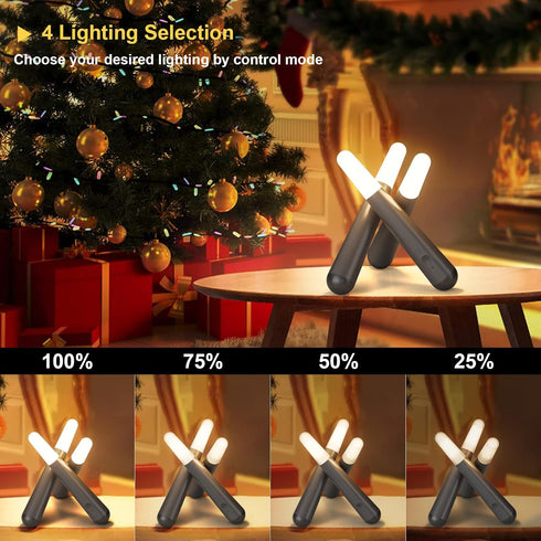 Tipace LED Night Light Table Lamp,Romantic Acrylic Rechargeable Dimmable Nightstand Light for Bedroom Living Room,Kids Room,Office,Bar,Party...