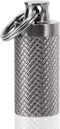 Titanium Keychain Pill Holder Container,Waterproof Portable Pill Box Case for Purse or Pocket, Pill Fob Medicine Organizer for Outdoor Travel Camp...