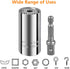 7mm-19mm Universal Socket Grip Ratchet Wrench Power Drill Adapter&105 Degree Right Angle Extension&Power Screwdriver Drill Bit Attachment&Drill Bi...