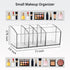 2pcs Makeup Organizer - Makeup Brush Holder Storage Organizer with 7 Slots,Clear Makeup Organizer for Cosmetics, Nail Polish, Art Supply, Bathroom...