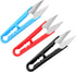 3PCS Sewing Scissors, JJOO Yarn Thread Cutter Mini Small Snips Trimming Nipper, Great for Sewing, DIY Supplies (Blue, Red, Black)......