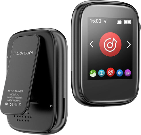 32GB Mp3 Player with Bluetooth 5.3,Portable Mp3 Mp4 Music Player with Clip,Good for Sports Support FM Radio Voice Record Built-in Micro SD Card Sl...