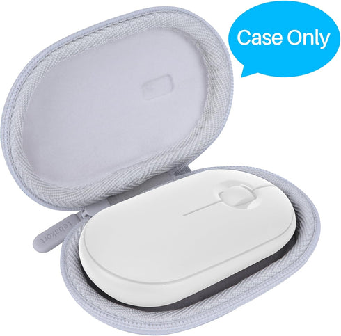 Mouse Case compatible with Logitech Pebble 2 M350s / M350 / M355 / i345 / POP Slim Bluetooth Wireless Mouse (Off White Case)...