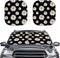 Fashion Daisy Windshield Sun Shade, Flower Designs Auto Car Truck SUV Vehicle Universal-fit Front Windshield Sunshade Pack of 2 Car Front Sun Viso...