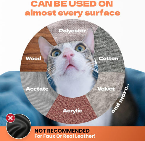 Cat Scratch Couch Protector - 12XL Sheets, Clear (Almost Invisible), Extra Durable, Easy to Customize, Residue-Free Furniture Protector...