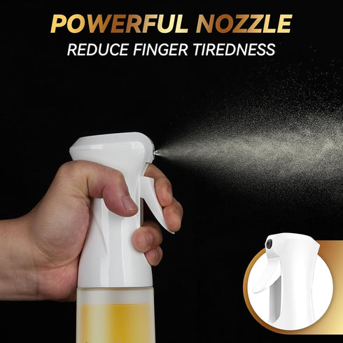 Oil Sprayer for Cooking -200ml Glass Olive Oil Sprayer - Oil Sprayer - Continuous Spray With Portion Control - Cooking Sprayer - Oil Spray Bottle ...