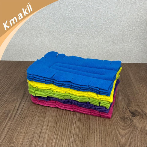 KMAKII Duster Refills, 6-pack - Premium Fleece Reusable Duster Refills for Cleaning Ceiling Fan, Hardwoods, Window, Kitchen - Washable, Eco-friend...
