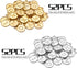 Aylifu 104 pcs A-Z Letter Charms Round Alphabet Charms Pendants for Necklace Bracelet Jewelry Craft DIY,Gold & Silver...