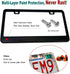 Aootf License Plate Frames- Matte Black Aluminum Car Tag Cover, 2 Pack Heavy Duty Front & Rear Holders for Women/Men, with Screws Bolts, Tire Valv...