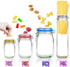 Candy Nut Bag, Set of 24 Reusable Mason Jar Bags, Ideal for Fresh & Leakproof Snack Storage, Perfect Food Saver Bags...