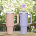 3PCS Silicone Straw Covers for Stanley Cup 30&40 Oz-3PCS Name ID Letter Handle Charm?0.4in/10mm Flower Silicone Straw Cover Cap?Dust-Proof Reusabl...