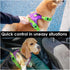 PHOEPET No Pull Dog Harness, Unique Colors Reflective Adjustable Dog Vest, with Soft Training Handle Metal Clips for Small Medium Large Dogs (Purp...