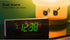 iTOMA Bedside Alarm Clock Radio with Bluetooth Speaker, Dimmable Jade Green LED Display, FM Radio with Sleep Timer, Dual Alarm with ON/OFF Push-bu...