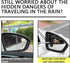 2PCS Car Side Mirror Squeegee, Retractable Auto Rearview Mirror Wiper, All-Purpose Window Squeegee for Cleaning Shower Glass Door, Vehicle Accesso...