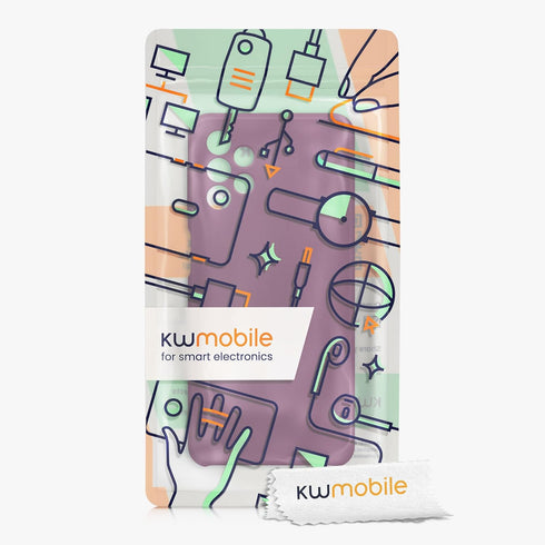 kwmobile Case Compatible with Samsung Galaxy A32 5G Case - TPU Silicone Phone Cover with Soft Finish - Bordeaux Violet...