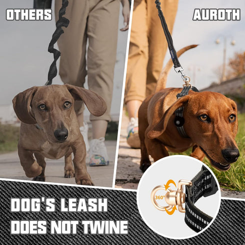 Auroth Airtag Dog Collar, Adjustable Air Tag Case Holder Dog Collar for Medium Large Dogs, Airtag Dog Collar Holder with Heavy Duty D Ring Tangle ...