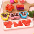Multicolor 7-Piece Cookie Cutter Set - Head, Bow, Shoes, Gloves Shapes - Stainless Steel, Dishwasher Safe...