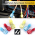 smseace 150Pcs Spade Connectors Kit 22-16AWG Male/Female wire Spade connectors Nylon Spade Quick Connect/Disconnect Connectors Electrical Spade Co...