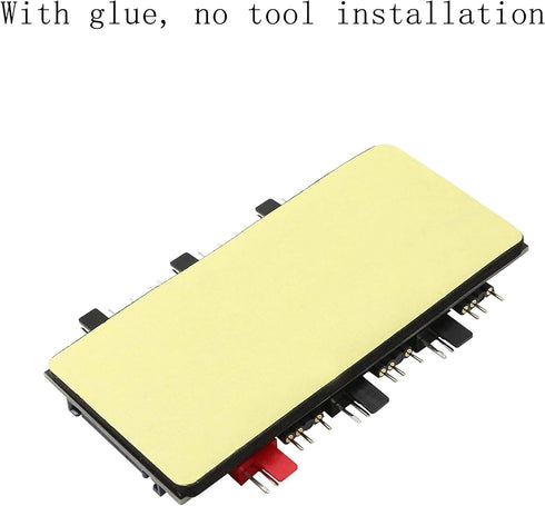 12V 4Pin PWM & 5V 3Pin ARGB with SATA 15Pin Power 2-in-1 Hub 6 Way Sync CPU Cooling Fan Addressable RGB Lighting PCB Splitter for Extended Motherb...