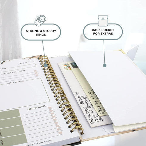 Simplified To Do List Notebook - Aesthetic Daily Planner to Easily Organize Your Tasks And Boost Productivity - Stylish Undated Planner And School...