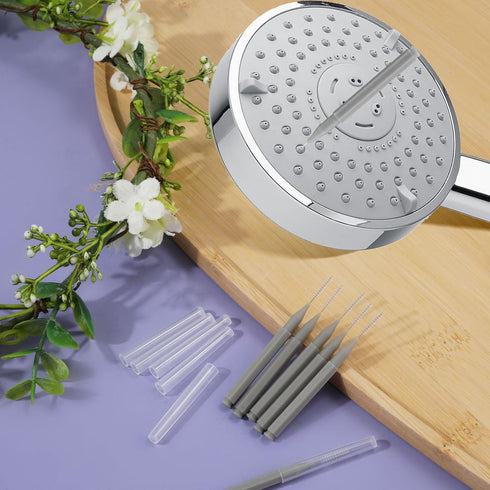 40pcs Shower Head Nozzle Cleaning Brushes, Tiny Brushes Multifunctional Mini Cleaning Tools for Small Hole Shower Head (Gray)...