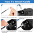 Nonley Heavy-Duty Metal Recliner Handle Replacement Parts with Cable, Recliner Pull Handle Release Fits Most Major Recliner Couch Sofa Chair...