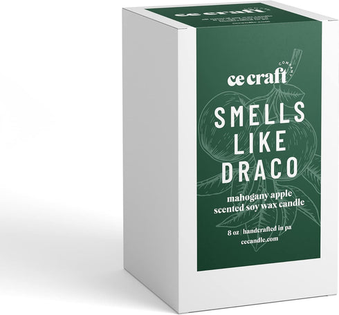 CE Craft - Smells Like Draco Scented Candle, Apple + Mahogany Scented, Gift for Her, Celebrity Prayer Candle, Girlfriend Gift, Gift for Her...